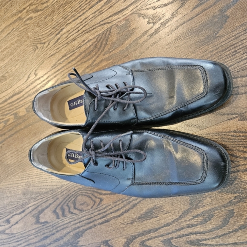 Men's Bill Blass Black Leather Shoes 9
